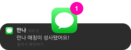 만나 매칭 알림